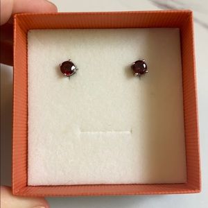 Angara Garnet Studs .66 Carat